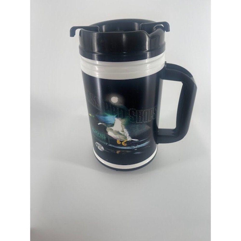 Bass Pro Shop Large Thermos Mug Memphis Pyramid‎ Duck Vintage